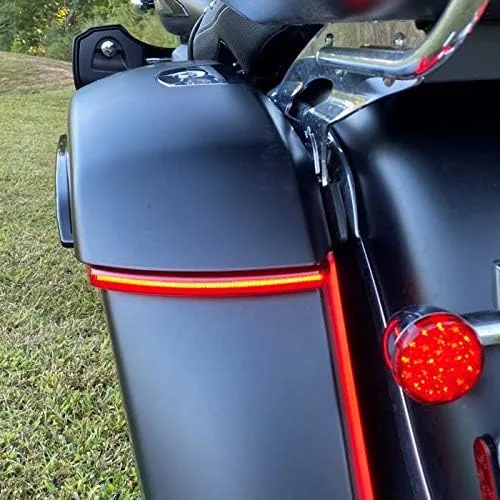 Custom Dynamics LED SADDLEBAG Lights For Indian Challenger - Smoke - RickRak