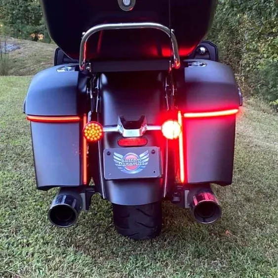 Custom Dynamics LED SADDLEBAG Lights For Indian Challenger - Smoke - RickRak