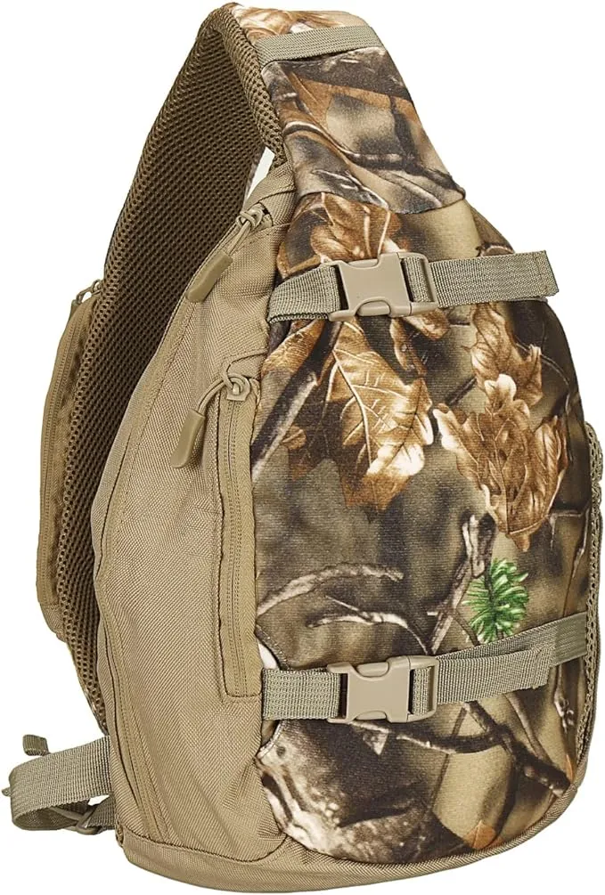 Auscamotek Blind Sling Pack for Hunting Fishing Hiking Camo Bag for Men