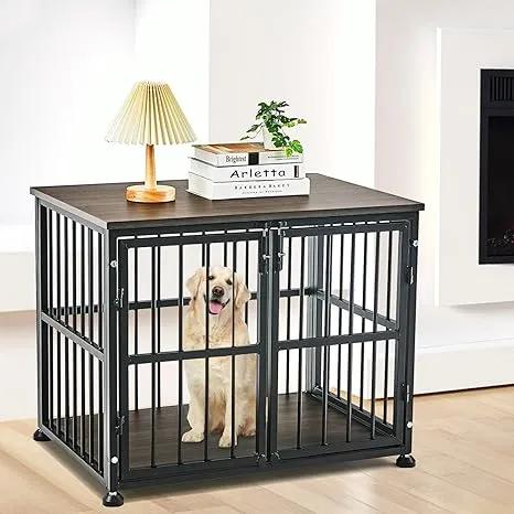 Iclbc Heavy Duty Dog Crate Furniture Medium and Dogs