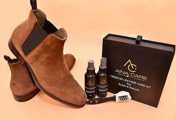 Suede & Nubuck Cleaner Spray - Removes Stains from Shoes Boots Bags & More