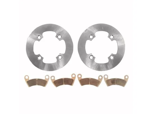 Front MudRat Rotors & MudRat Brake Pads 2016 Polaris Ranger XP 900 Trail Edition