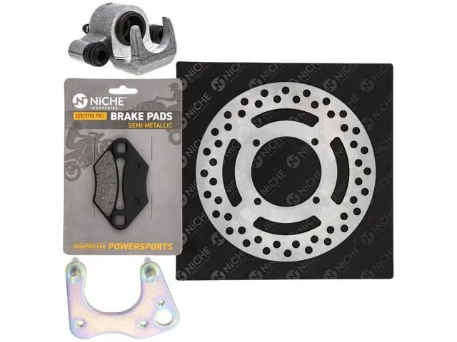 NICHE Front Right Brake Rotor Caliper Pad Kit for Polaris Sportsman 400 600 Magnum 330 1910310 1910513 5244314 2202412