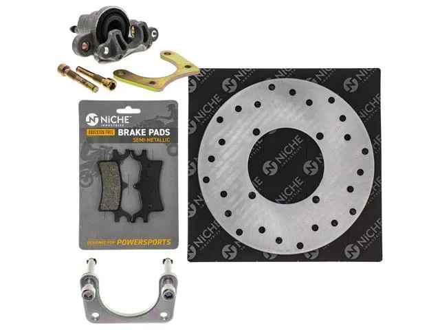 Polaris 330 Trail Boss Front and Rear Brakes Brake Rotors and Brake Pads