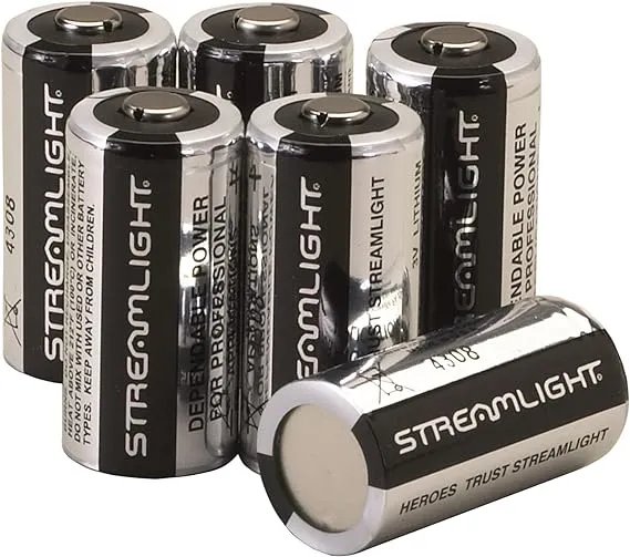 Streamlight Lithium Batteries 6 Pack