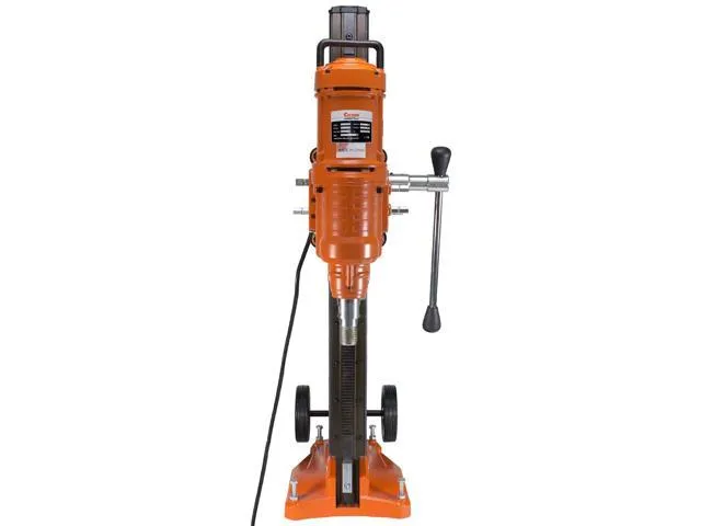 Cayken 10in. Diamond Core Drill Rig with 580F Adjustable Angle Vacuum Plate Stand