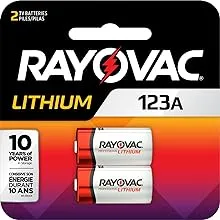 123A Batteries (2 Pack), 123A Lithium Batteries