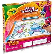 Crayola Trolls Light Up Tracing Pad Gift, Toys for Kids Ages 6+