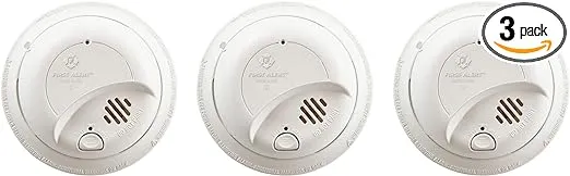 First Alert Smoke Detector Alarm | Hardwired with Backup Battery