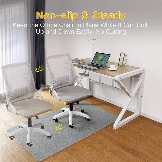 Office Chair Mat, 55&#034;x35&#034; Desk Chair Mat for Home Office Hardwood Floor, Upgrade