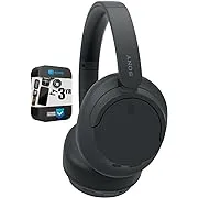 Sony WH-CH720N/B Wireless Noise Cancelling Headphone Black Bundle with 3 YR CPS Enhanced Protection Pack