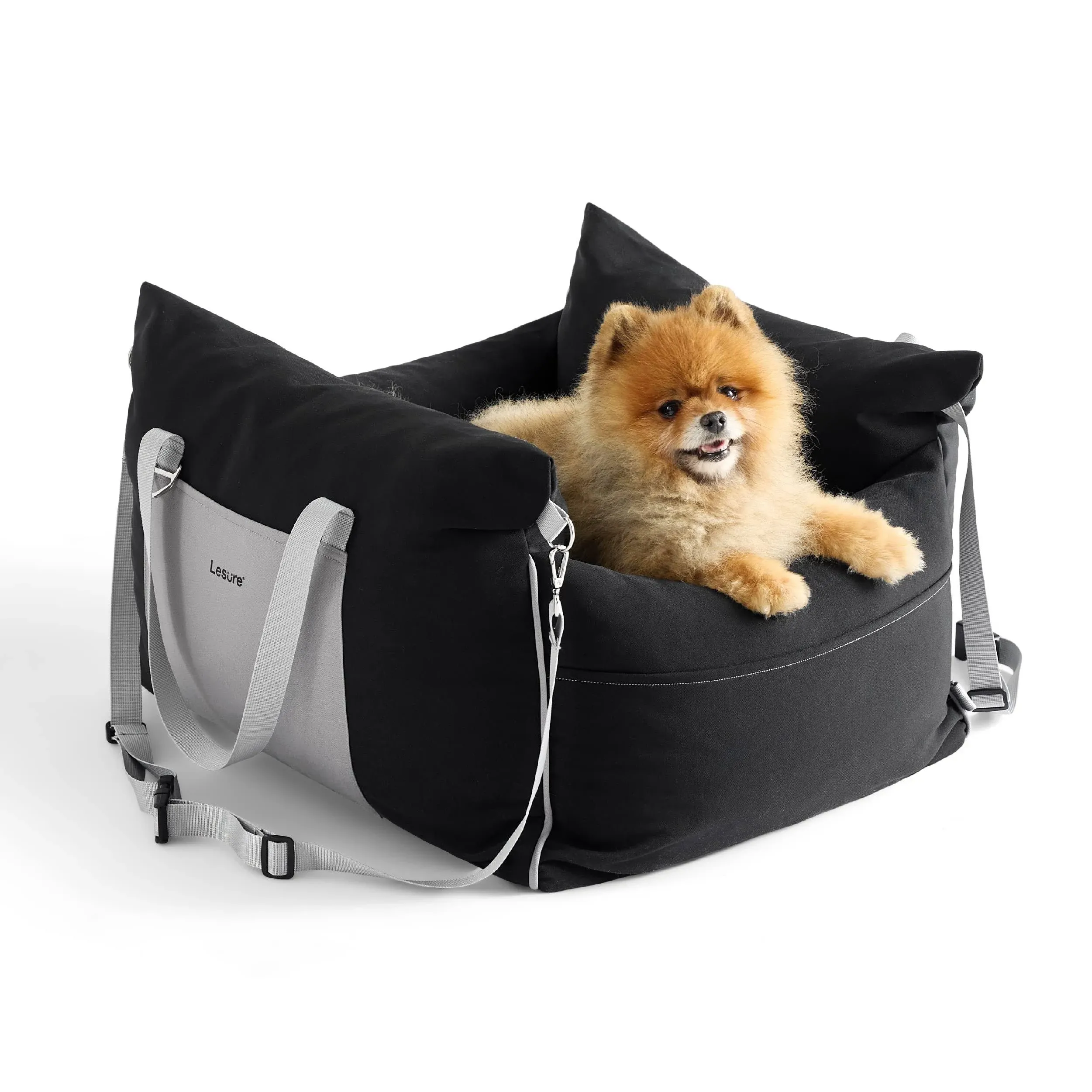 Lesure Small Dog Car Seat for Small Dogs - Waterproof Dog Booster Seat for Ca...