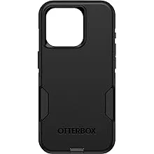 OtterBox iPhone 15 Pro (Only) Commuter Series Case - BLACK, slim & tough, pocket-friendly, with port protection (Unit ships in polybag, ideal for business customers)