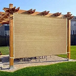 EZ2hang 4X6&#039; Side Shade Wall Pergola Porch Alternative Solution for Roller Shade