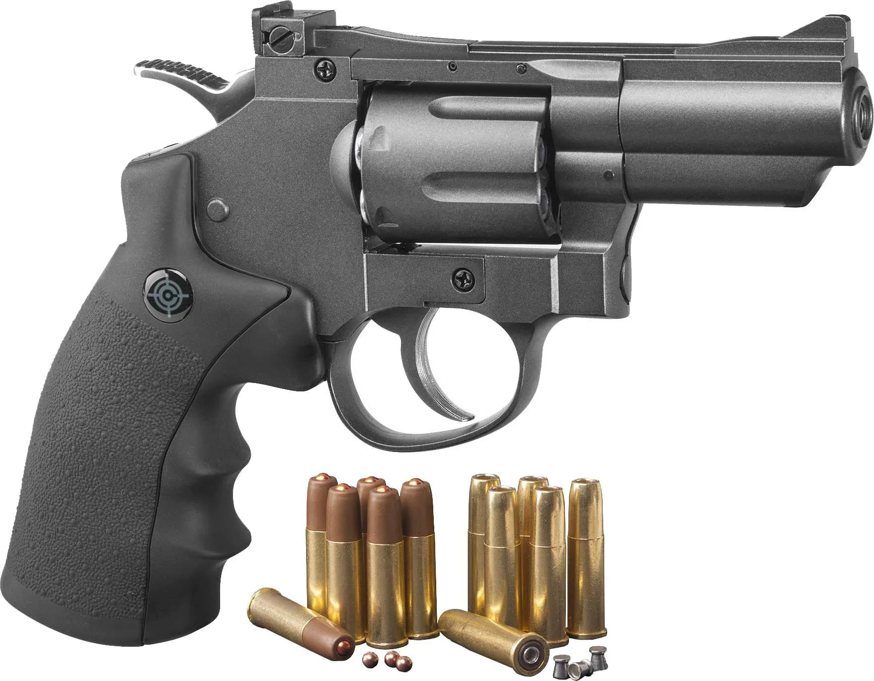 Crosman SNR357 Snub Nose .177-Caliber Pellet/ BB CO2-Powered Revolver