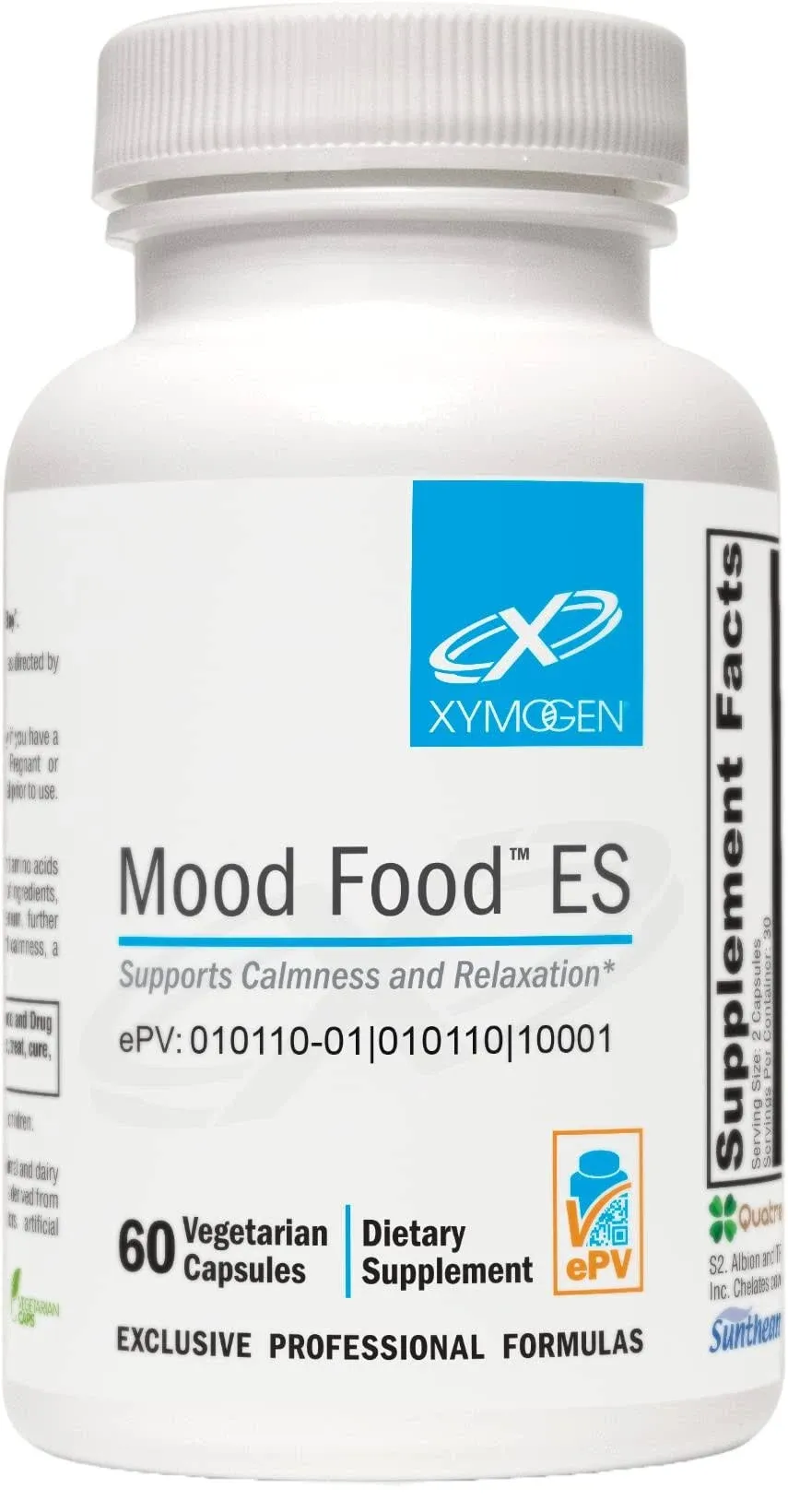 XYMOGEN, Mood Food ES 60 Capsules