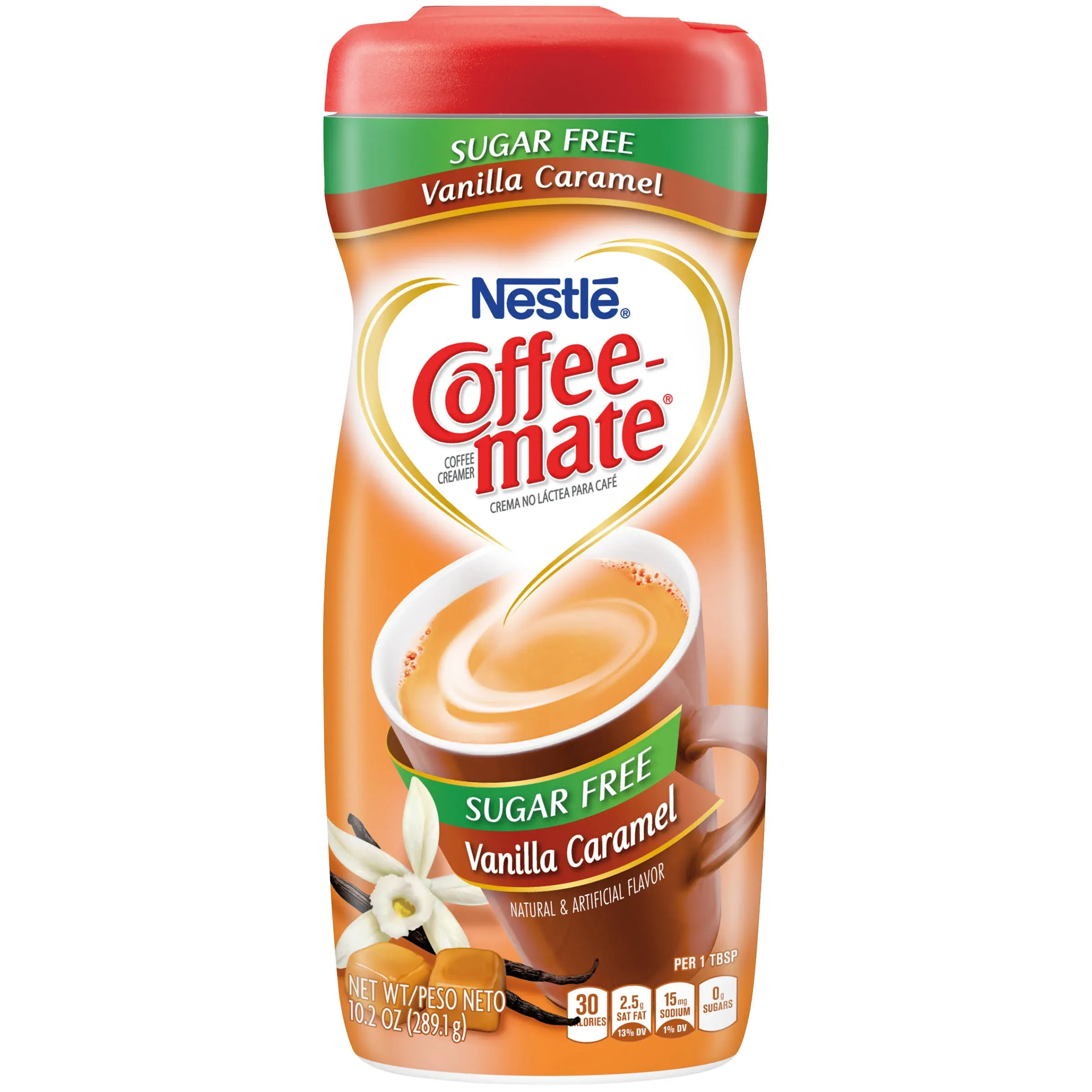 Coffee-mate Vanilla Caramel Sugar-Free Powdered Coffee Creamer 6 Pack NEW