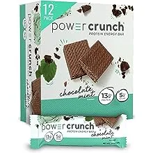 Power Crunch Chocolate Mint Protein Energy Bar