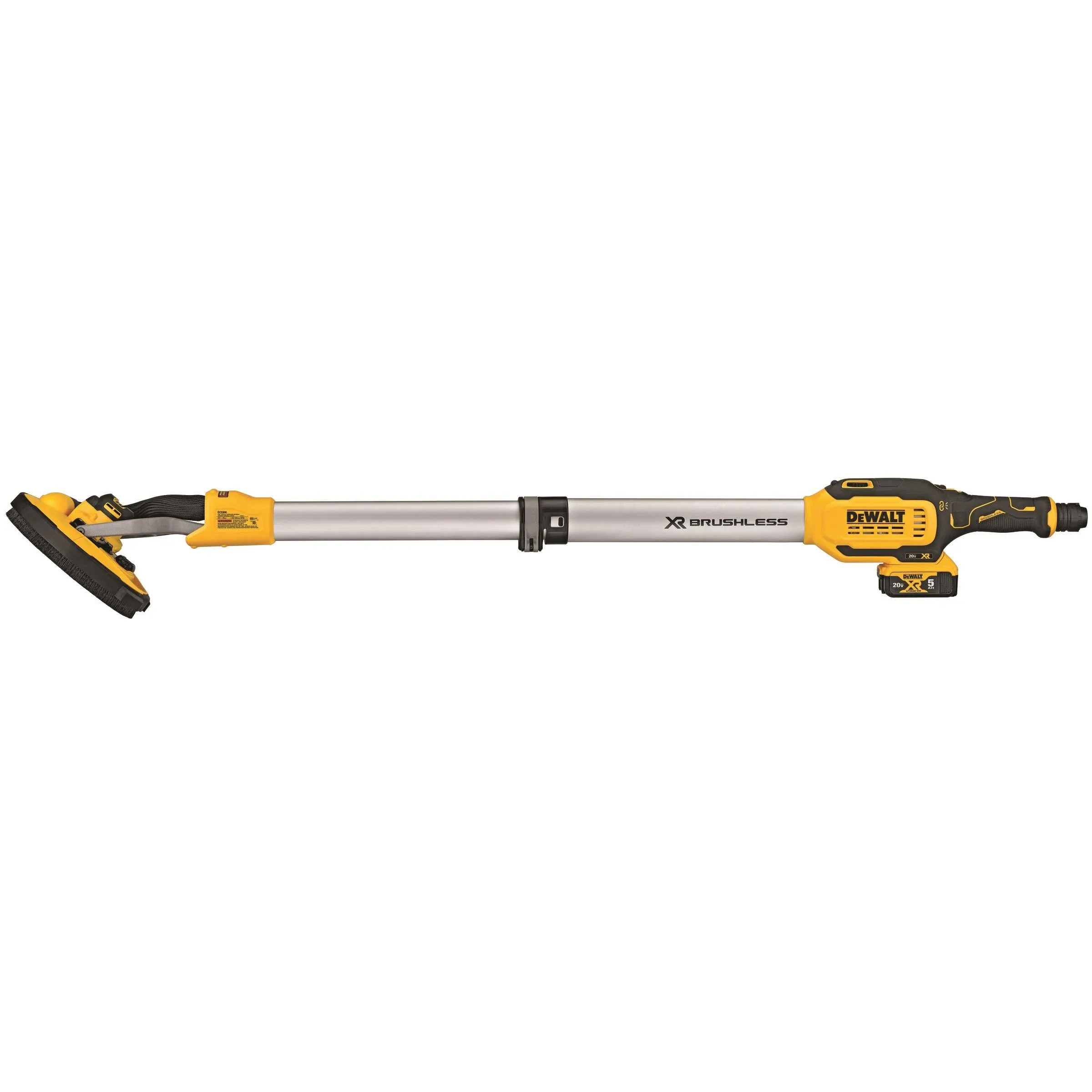 DeWALT DCE800P2 20V MAX 9" Cordless Brushless Durable Drywall Sander Kit