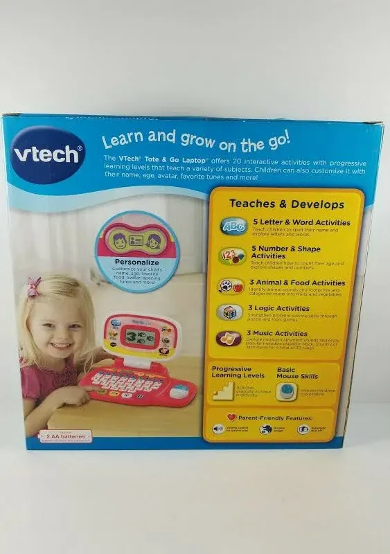 Vtech Tote and Go Laptop - Pink