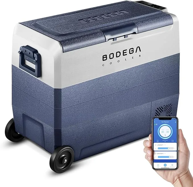 BODEGACOOLER Portable Fridge 64Qt/60L12V Dual Zone T60