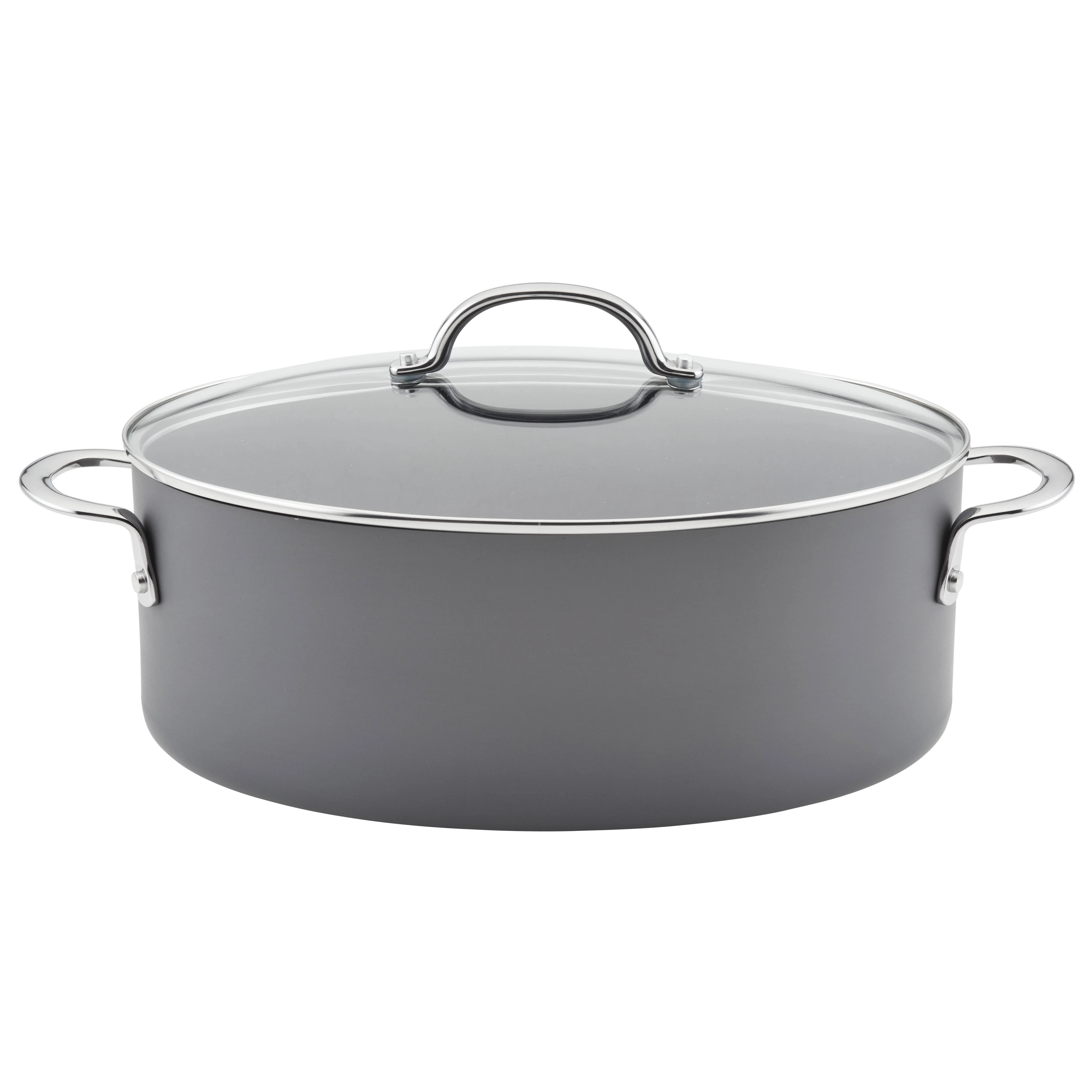 Rachael Ray 8-Quart Hard Anodized Nonstick Oval Stockpot