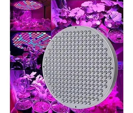 LED Grow Light Bulb Panel 50W UFO Plant Growing Lamp with 250 LEDs Red Blue UV