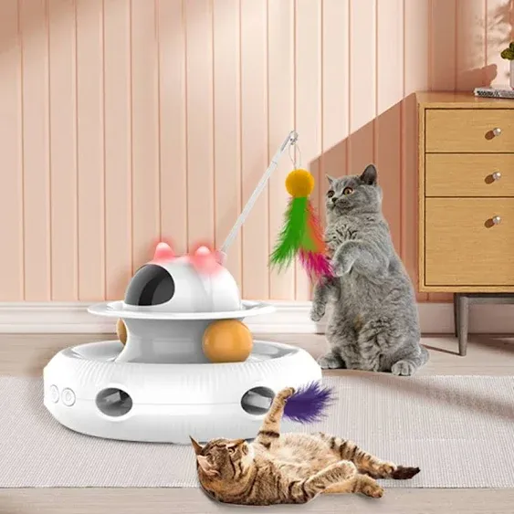 Automatic Cat Laser Toy for Indoor Cat Motion Activated Interactive Gift for Cat