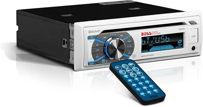 Boss Audio MR508UABW Marine Stereo w/AM/FM/CD/BT/USB MR508UABW