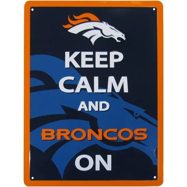 Denver Broncos Keep Calm Sign (SSKG)