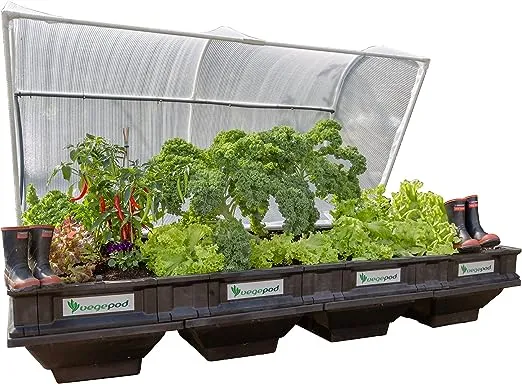 Vegepod Raised Garden Bed Kit 40&#034;x39.4&#034;x78.7<wbr/>&#034; Protective Cover+Self Watering