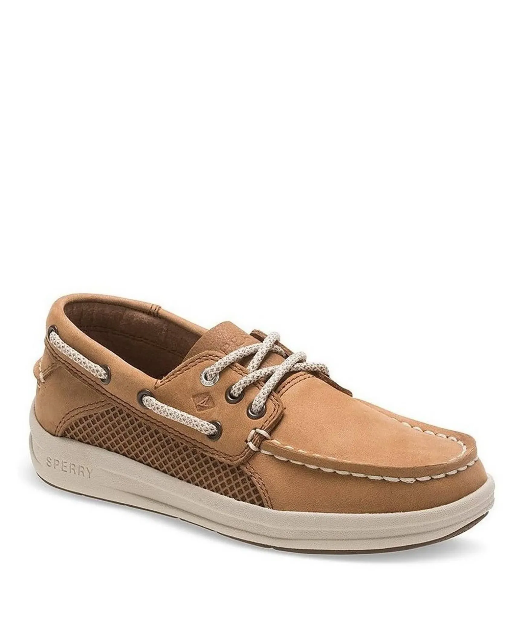 Sperry Big Boys Gamefish Boat Shoes Dark Tan