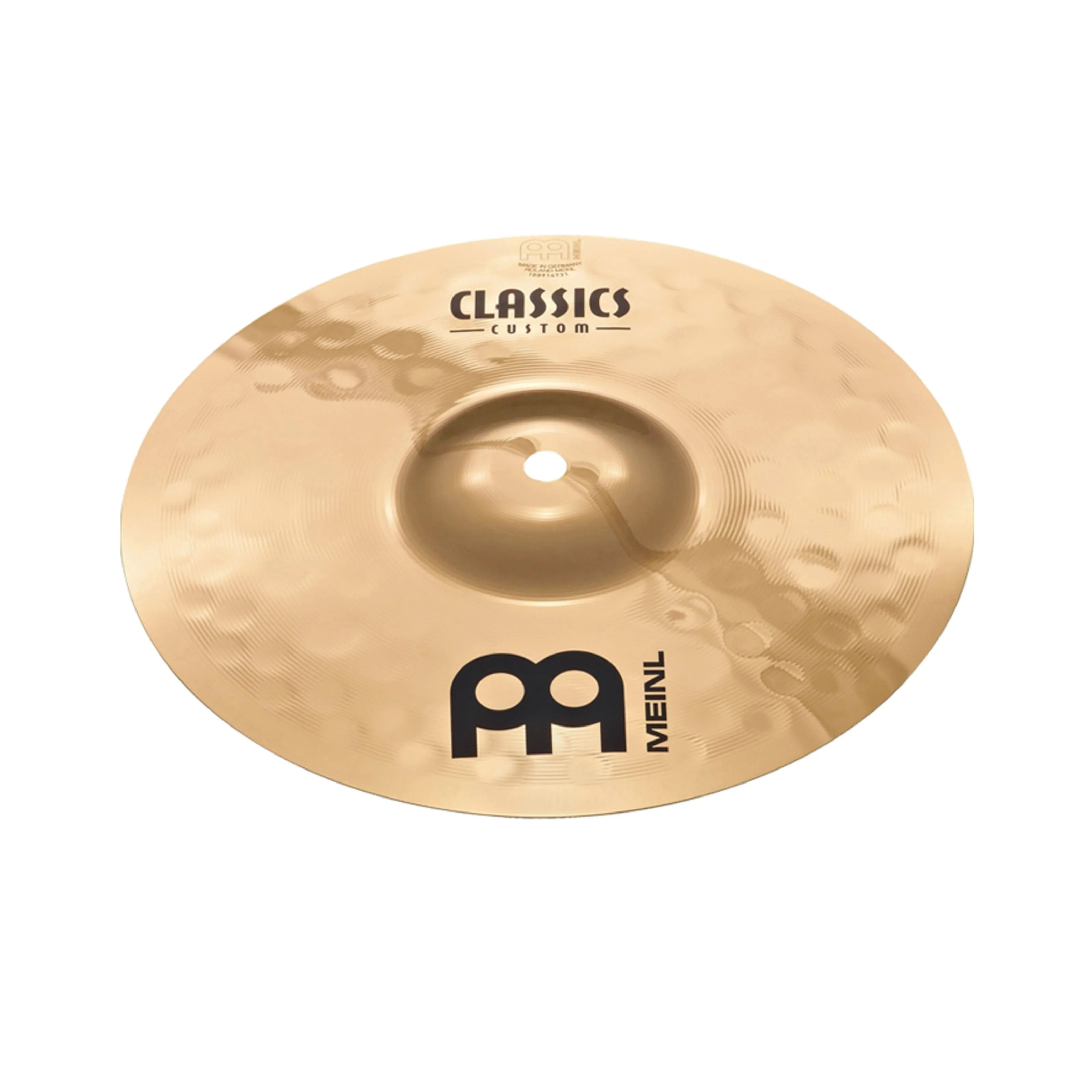 Meinl 8" Splash Cymbal - Classics Custom Brilliant - Made In Germany, 2-YEAR WARRANTY (CC8S-B)