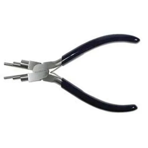 The Beadsmith, 6-Step Bail Making Pliers Makes 2mm to 9mm Loops (1 Piece)