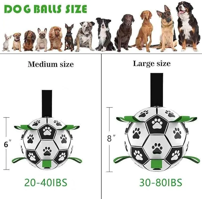 Canmilar Dog Toys Soccer Ball