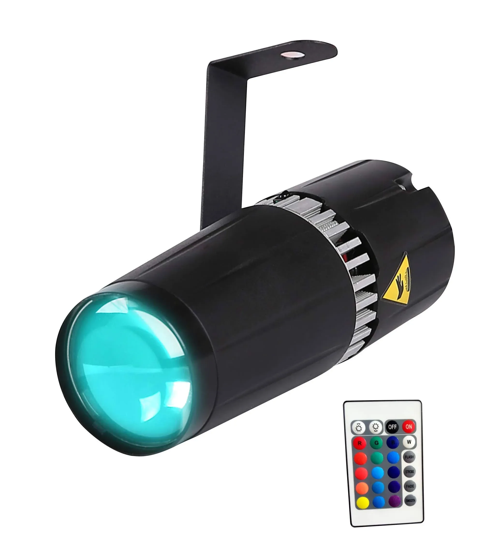 LED Pinspot Stage Light- SENLAN 9W RGB 3-In-1 Beam Light by IR Remote Controller