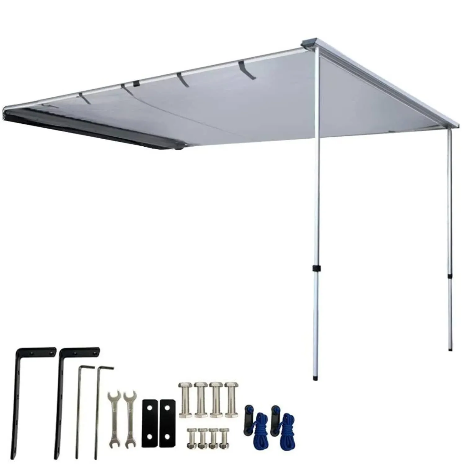 DANCHEL Outdoor Car Overlanding Awning Pull-Out Vehicle Shades, Waterproof Roof ...