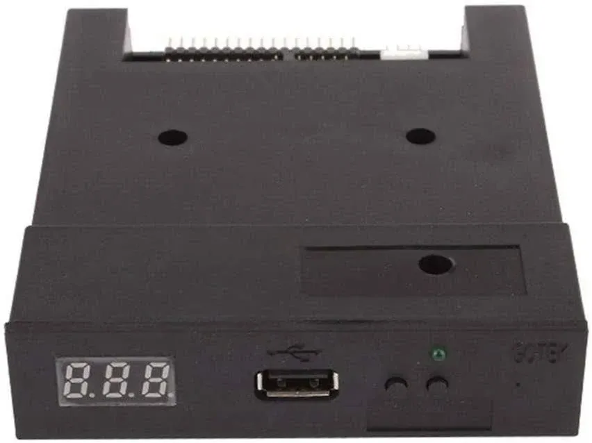 GoTEK SFR1M44-U100 3.5 Inch 1.44MB USB SSD Floppy Drive Emulator Black