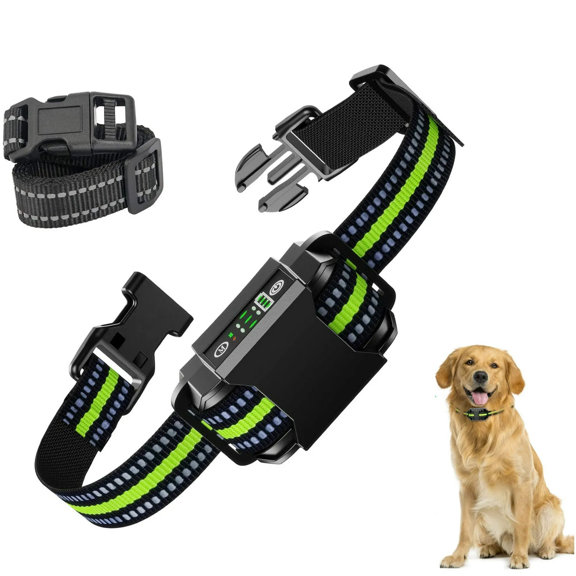 No Shock Bark Collar for Dogs - No Bark Collar for Small Medium and Large Dogs ...