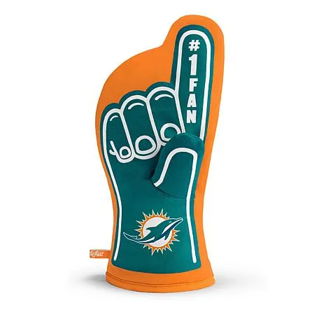 YouTheFan Miami Dolphins #1 Oven Mitt