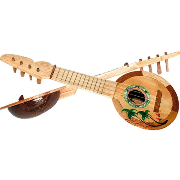 Beistle 50820 Coconut Ukulele, 17-Inch