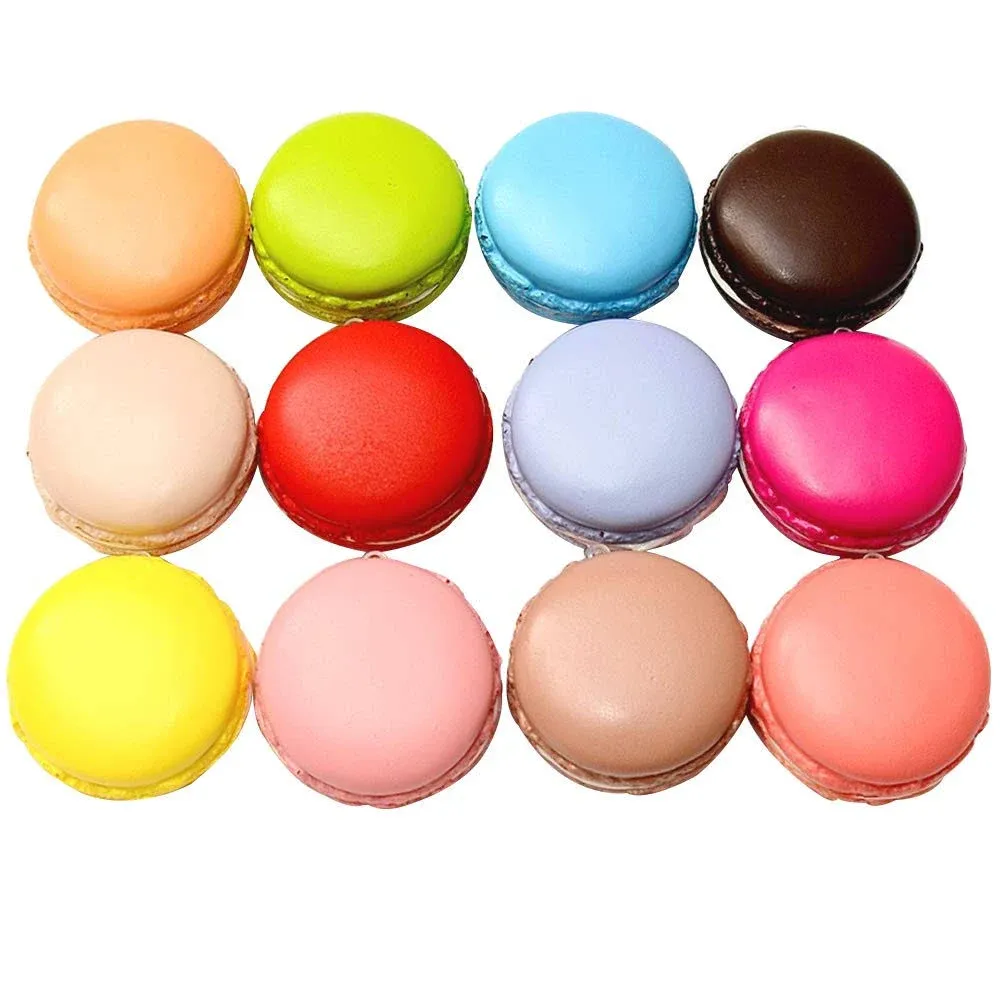 Longpro Realistic Artificial French Macaroons Fake Macaron for Display High ...