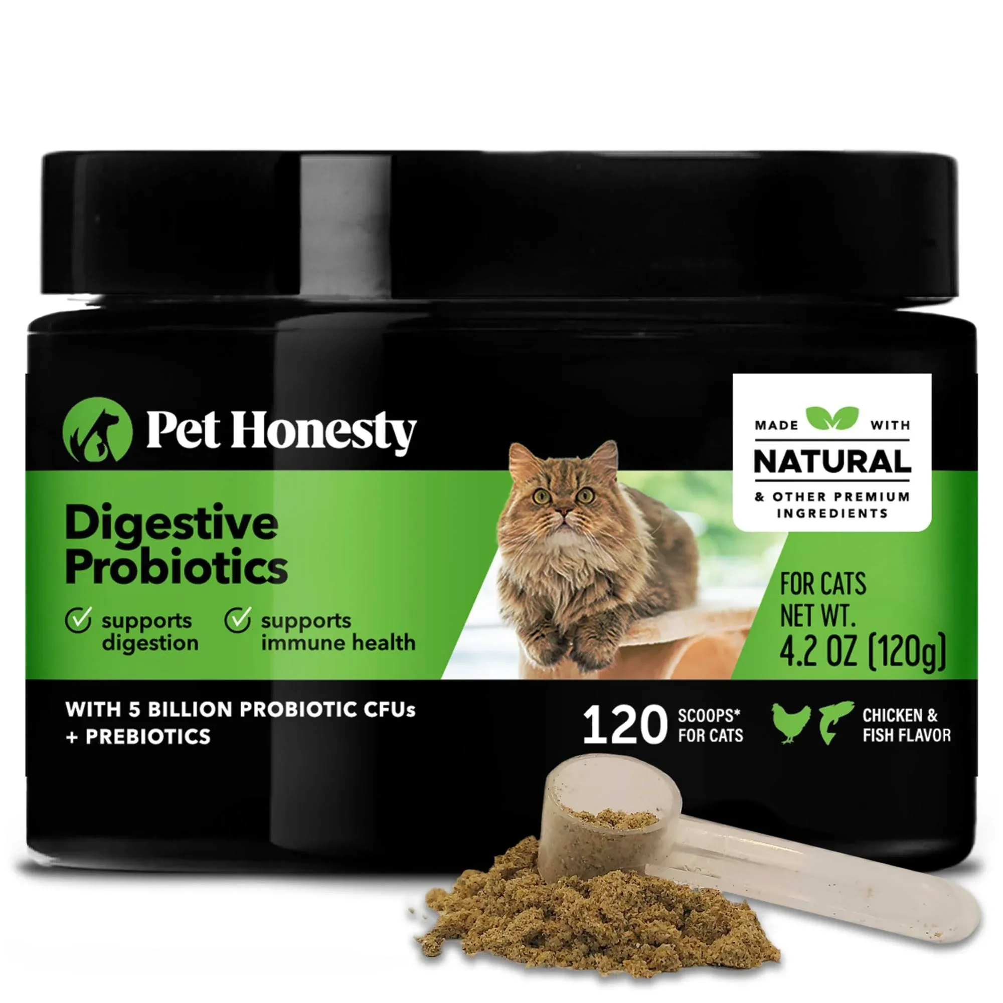 Pet Honesty Probiotics Gut & Immune Health Dual Textured Chews for Cats (3.7 oz)