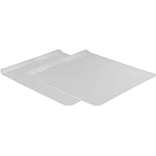 T-fal AirBake Natural Aluminum Cookie Sheet, 14" x 16", Silver, Pack of 2