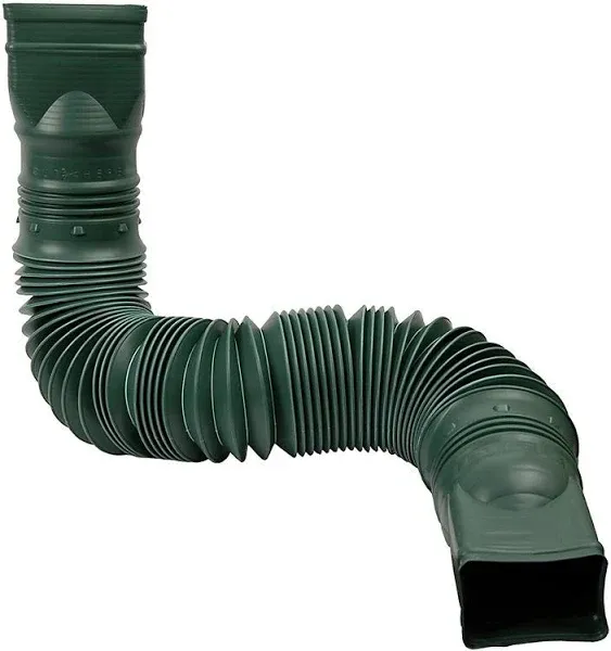 Amerimax Flex A Spout Downspout Extension, Brown