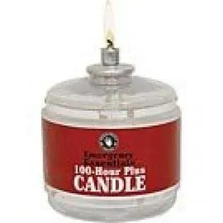 Emergency Essentials 115 Hour Plus Emergency Candle Clear Mist