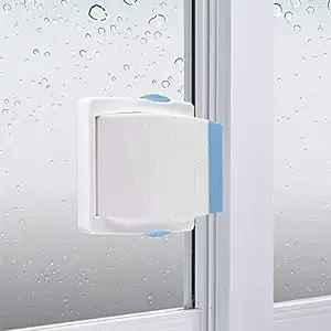 Sliding Glass Door Child Lock OKEFAN 4 Pack Baby Safety Slide Window Locks Blue