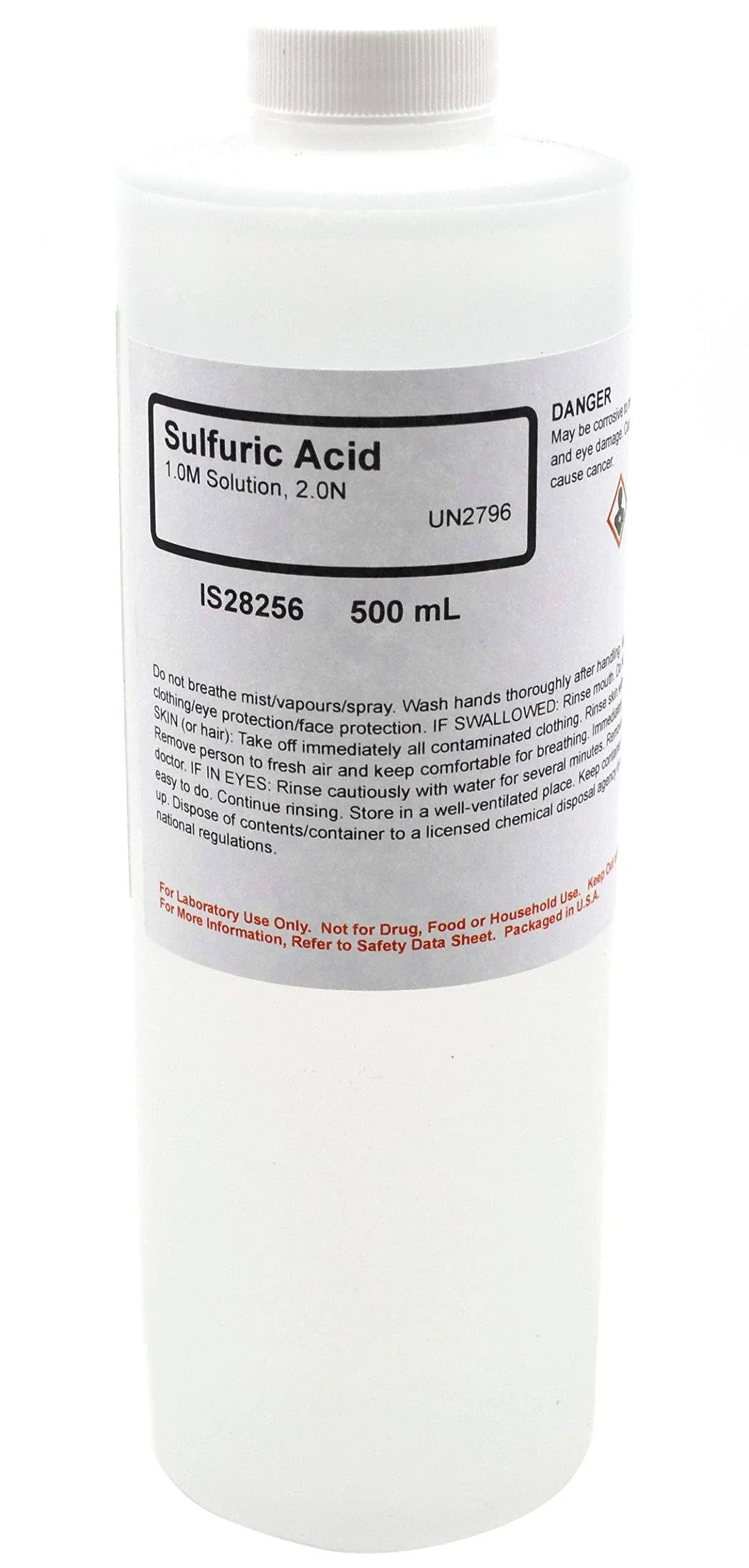 Sulfuric Acid Solution, 1.0m, 500ml - The Curated Chemical Collection