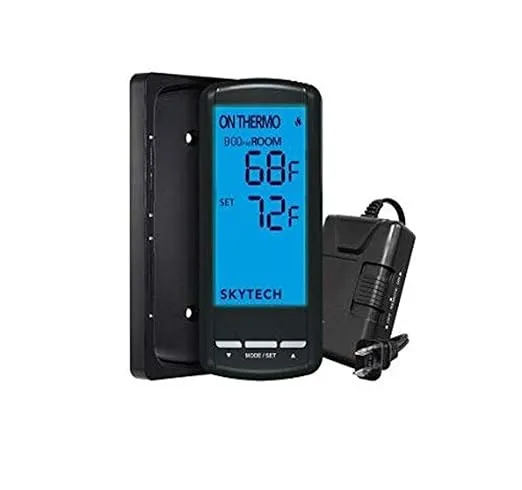 Skytech 5320 Timer/Thermostat Fireplace Remote Control with Backlit Touch Screen