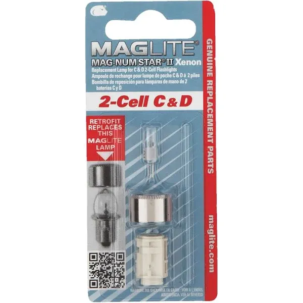 MagLite D Replacement Bulb Xenon Bulb for 2-Cell